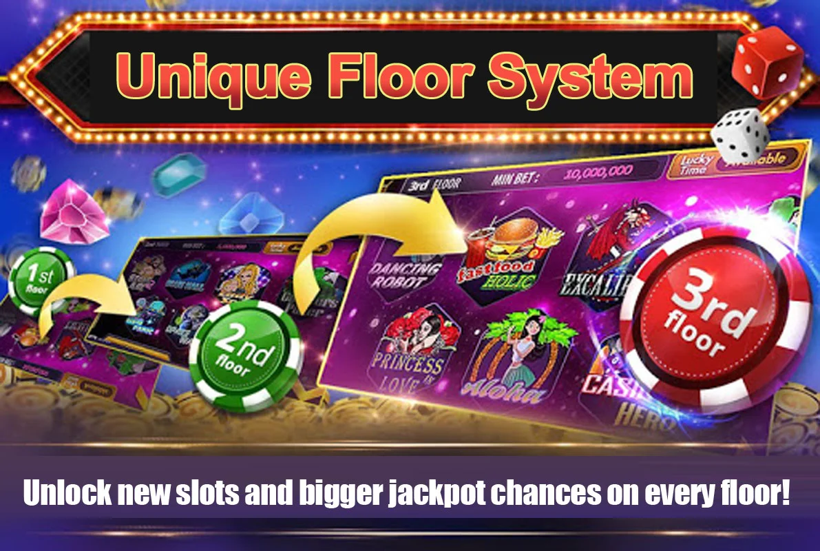 Slot machine interface screenshot